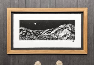 Moonlit Framed in Salvaged White Oak