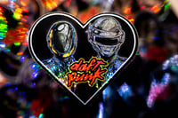 Image 2 of Daft Punk heart stickers