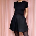 Marcia Mini Skirt- Black