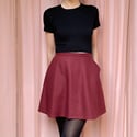 Marcia Mini Skirt - Mulberry