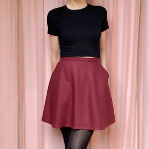 Image of Marcia Mini Skirt - Mulberry