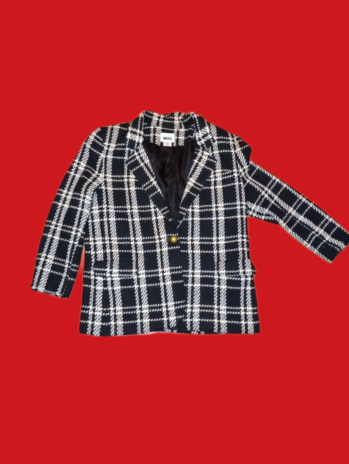 Classic Plaid Blazer