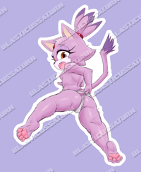 Image 1 of Blaze Wedgie - Vinyl Sticker