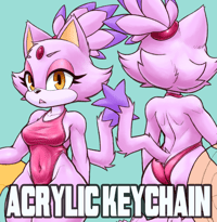 Image 1 of Summer Blaze - Acrylic Keychain