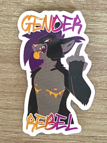 Image of Gender Rebel sticker