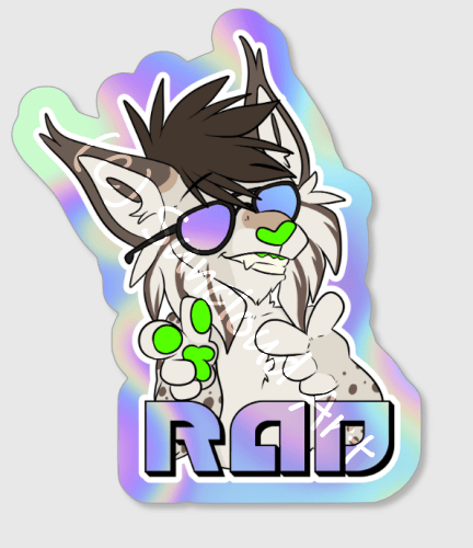 Image of Rad Lynx sticker