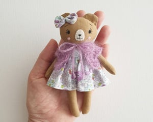 Image of Mini Bear Doll Sewing Pattern - Digital PDF