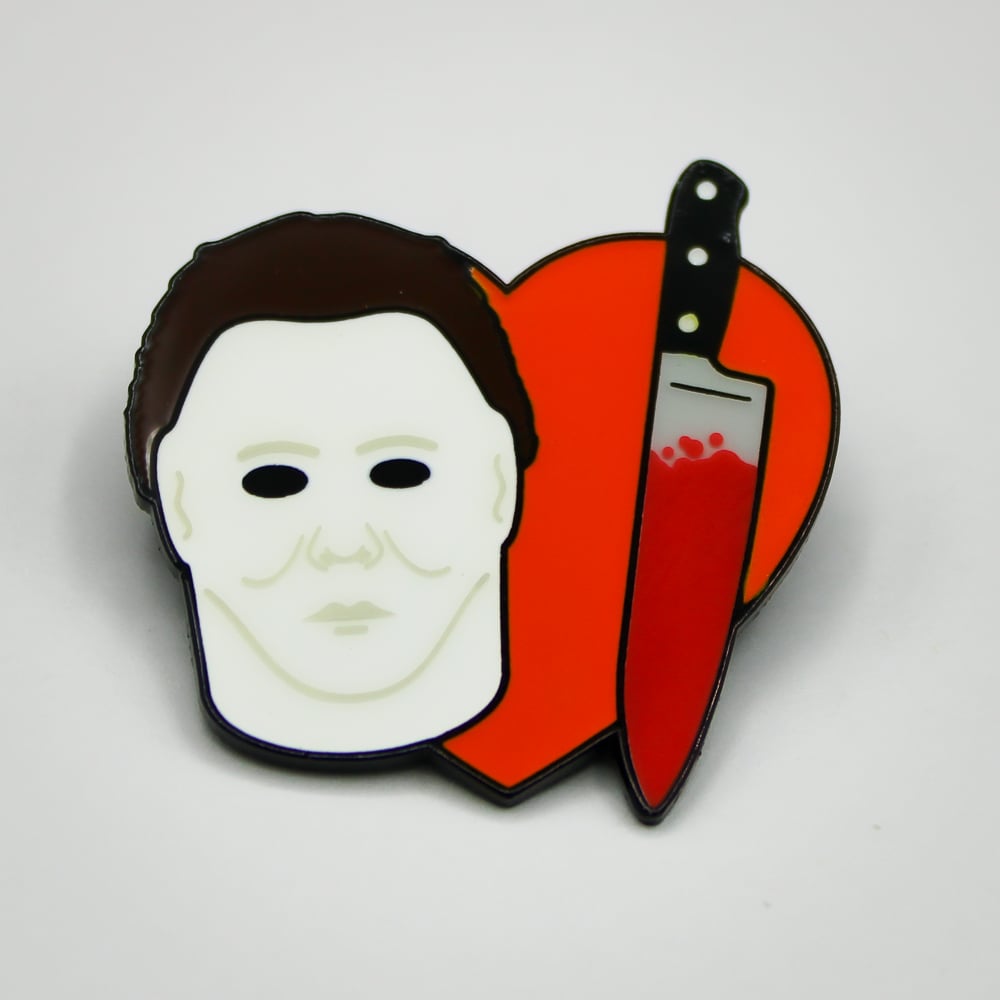 Heart Michael Myers Enamel Pin