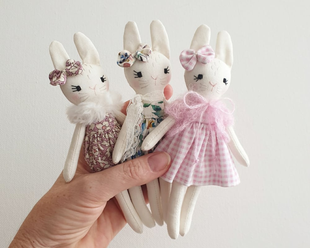 Mini Bunny Sewing Pattern Digital PDF Deerdarlingdolls mini-bunny-sewing-pattern-digital-pdf-deerdarlingdolls