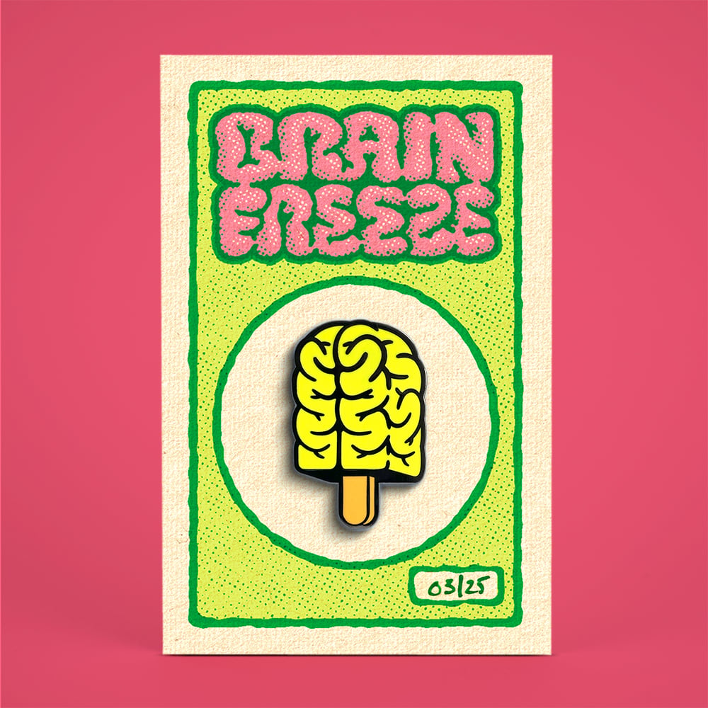 Image of Brainfreeze Enamel Pin Badge