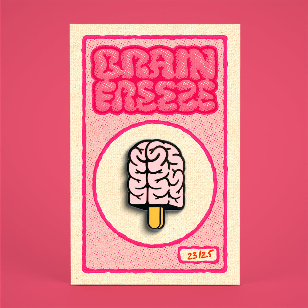 Image of Brainfreeze Enamel Pin Badge