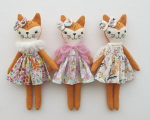 Image of Mini Fox Doll Sewing Pattern - Digital PDF