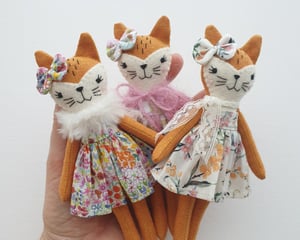 Image of Mini Fox Doll Sewing Pattern - Digital PDF