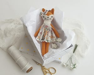 Image of Mini Fox Doll Sewing Pattern - Digital PDF