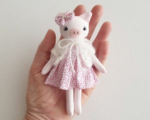 Image of Mini Piggy Doll Sewing Pattern - Digital PDF