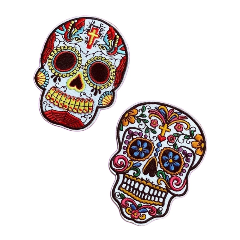 Sugar Skull Patches