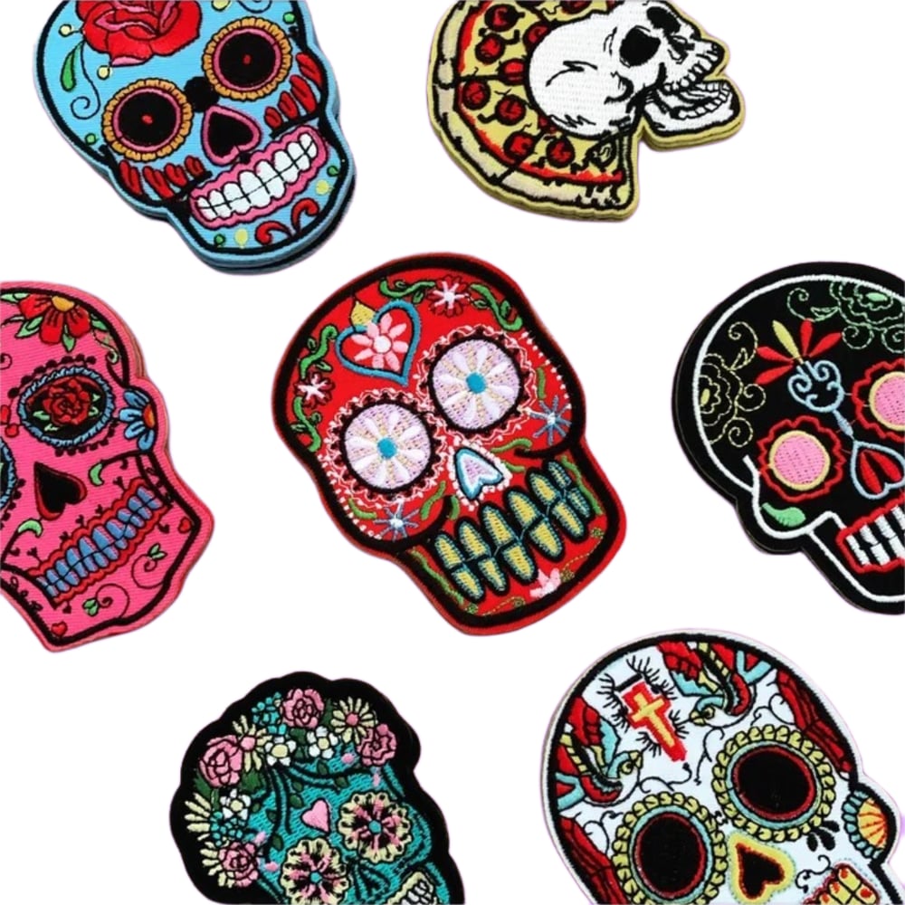 Sugar Skull Patches