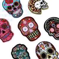 Image 1 of Sugar Skull Patches