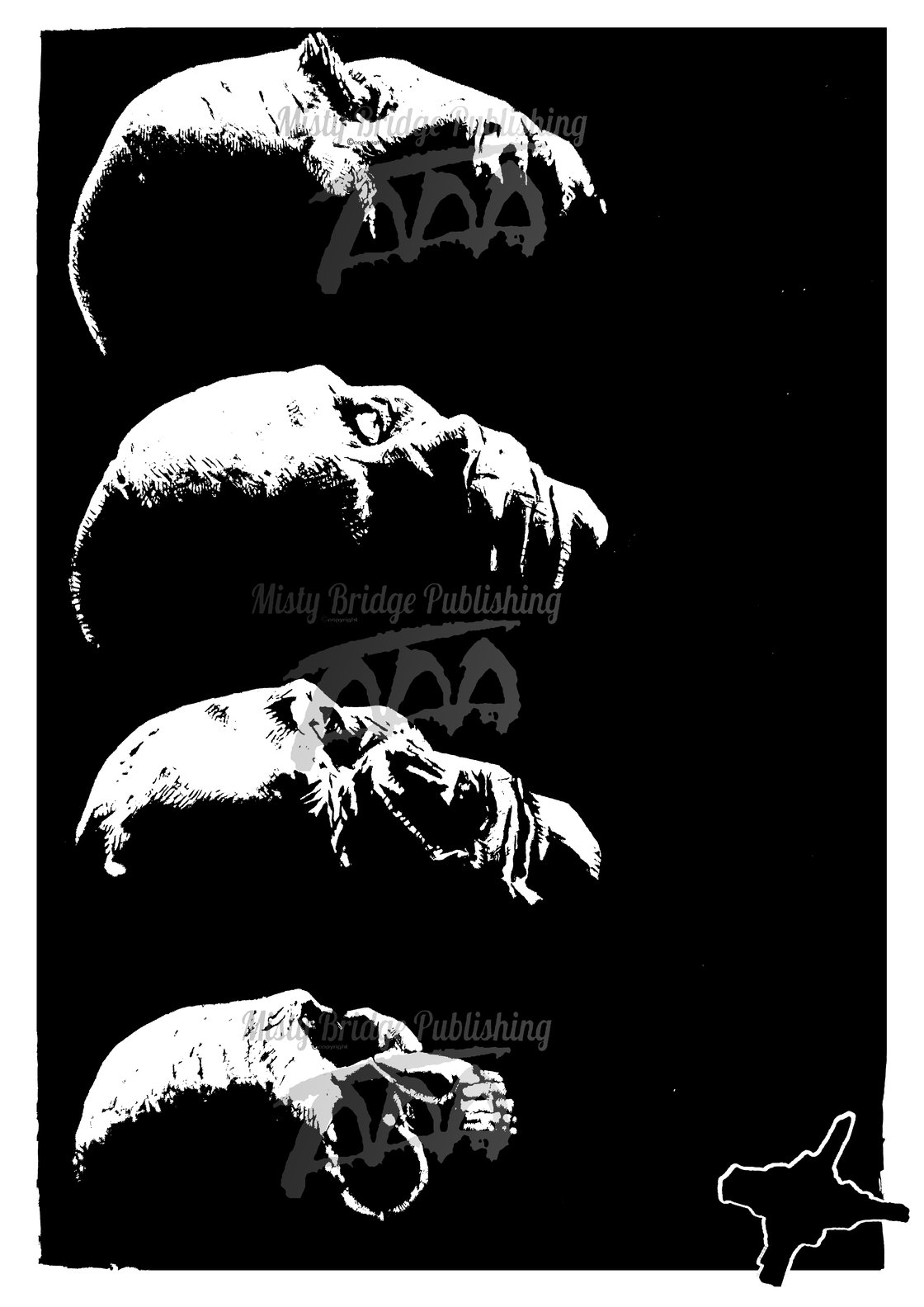 Image of Print -You cant kill what is already dead- of original Ink drawing