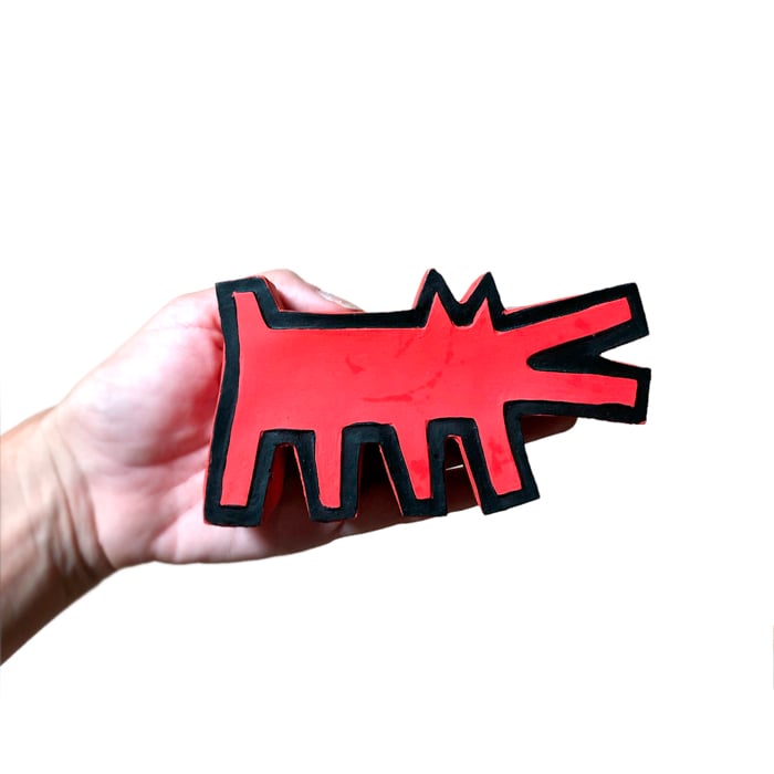 1993 Vintage Keith Haring  rubber toy