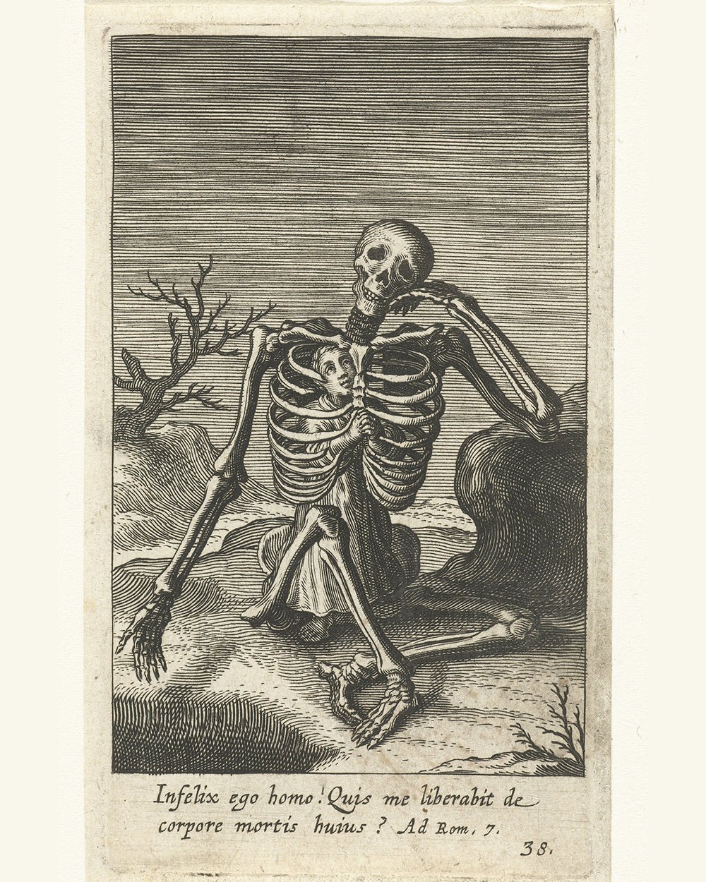 ''Child crawled into the skeleton of death'' (1624)