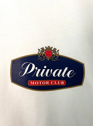 Image of PRIVATE RACING white tshirt