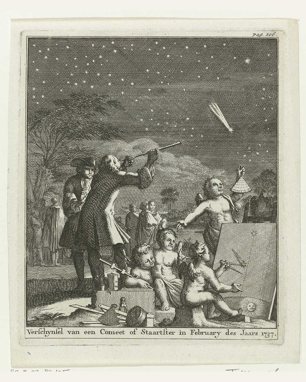''Shooting star sighting'' (1737)