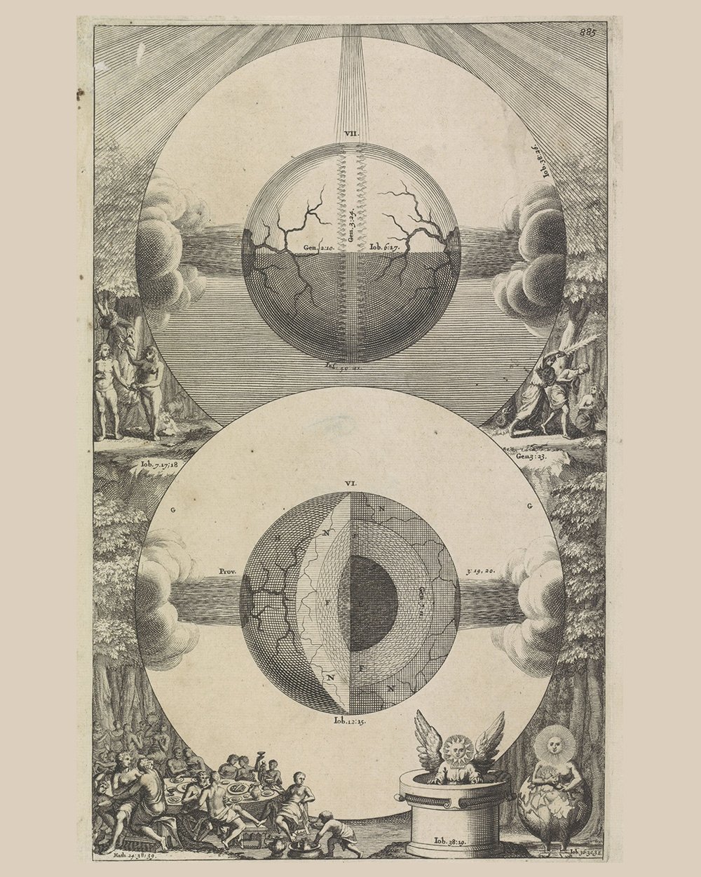 ''Twee globes'' (1690)