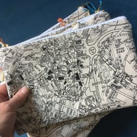 Image 5 of Sheffield printed vintage map pouch