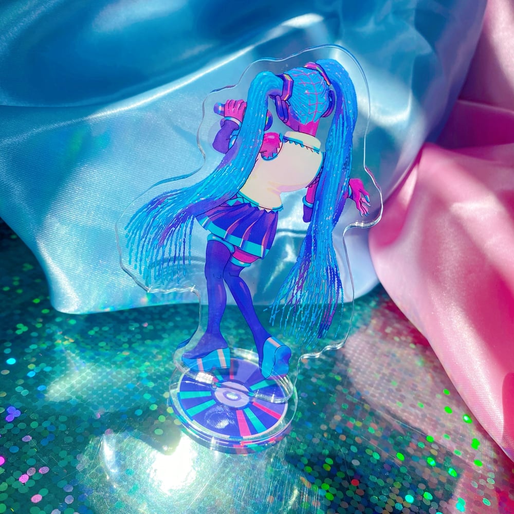 Miku Standee and Stickers