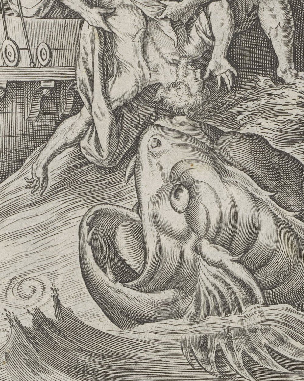''Jonah is thrown into the sea'' (1646)