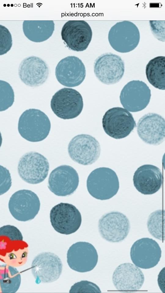 Image of Blue Dots 5x6 Polypaper