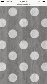 Grey/White Dots 5x6 Polypaper