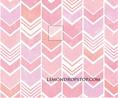 Image of Pink Chevron 5x7 Polypaper