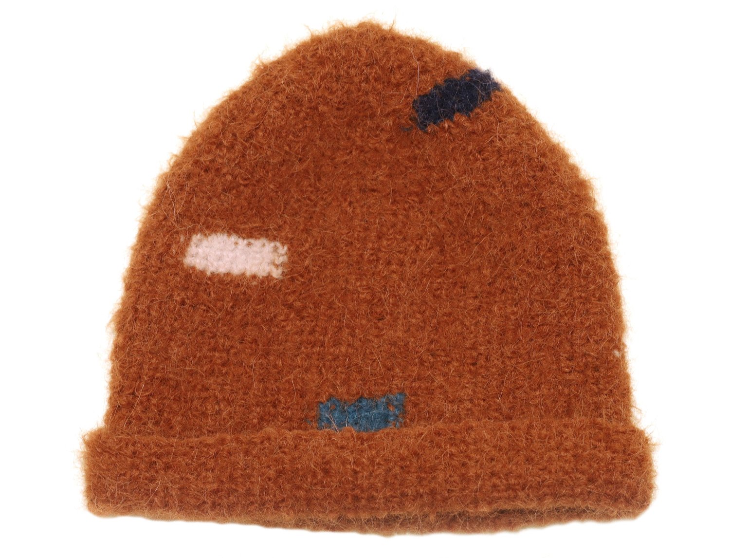 Image of BRICK COLOR MOHAIR CAP