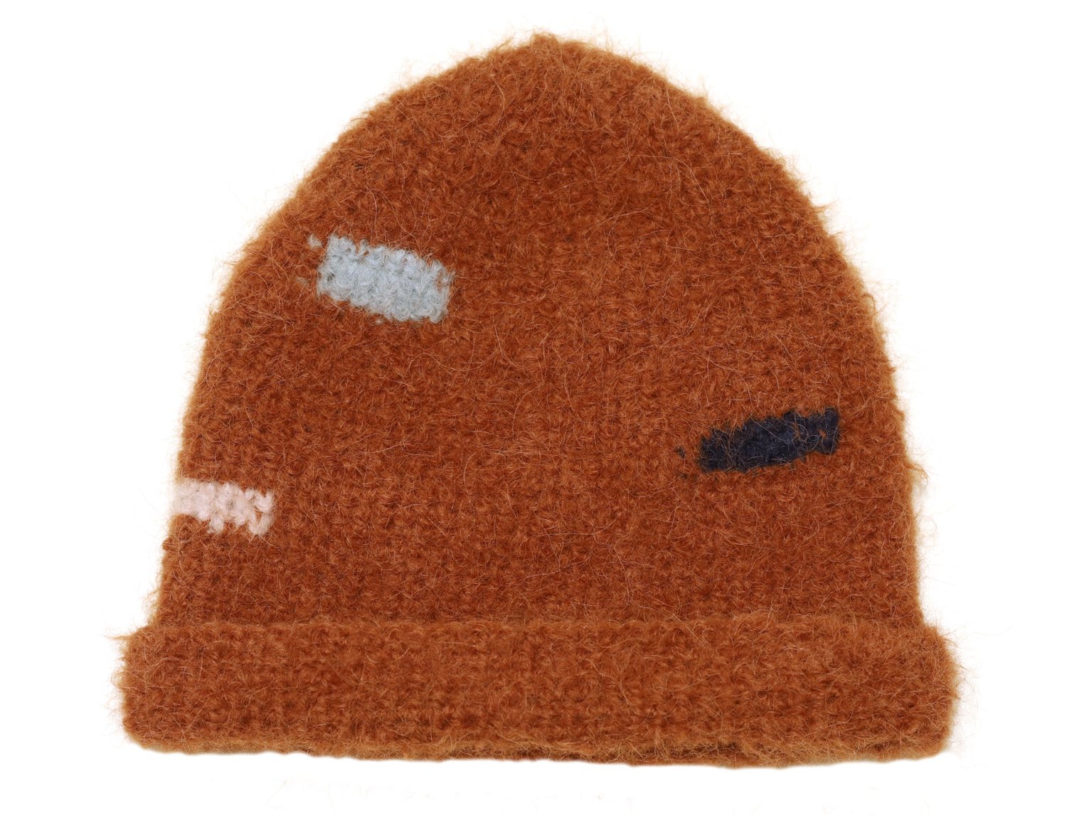 Image of BRICK COLOR MOHAIR CAP