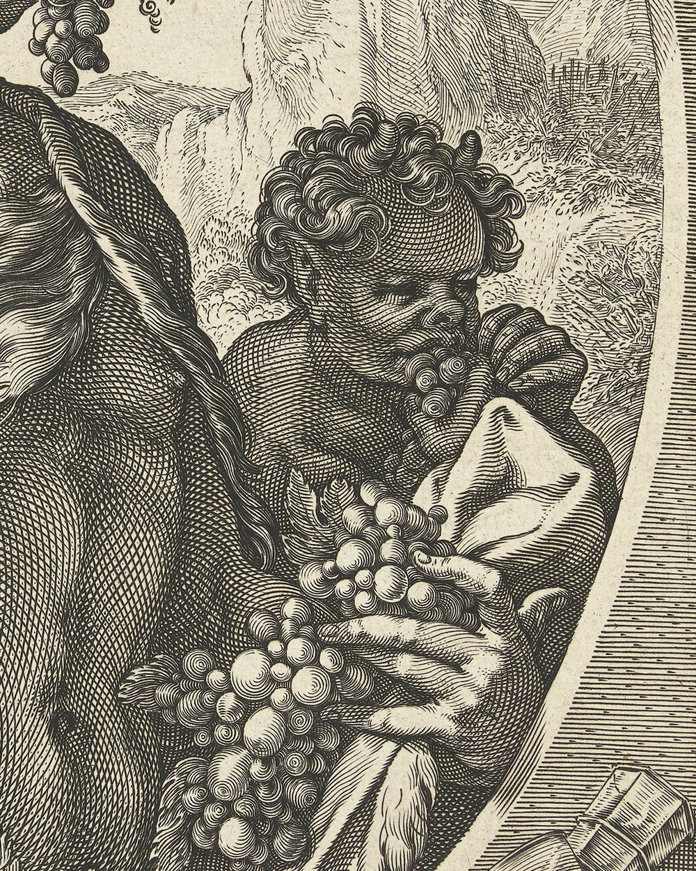 ''Bacchus with a drinking bowl'' (1593 - 1597)