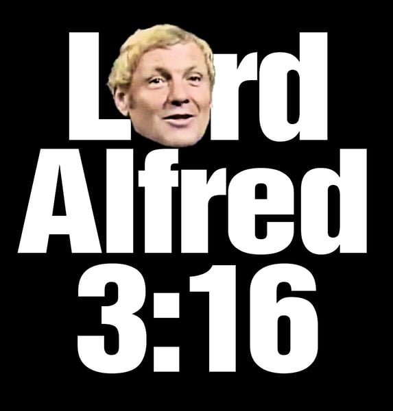 Image of Official Wrestle Me! T-shirt - LORD ALFRED 3:16
