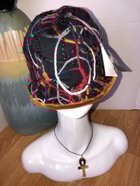 Image 4 of H.O.D. Reversible Brown Velvet  & Knitted Yarn Style Tulip Hat