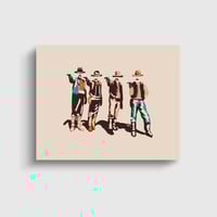 Mustache Riders Print