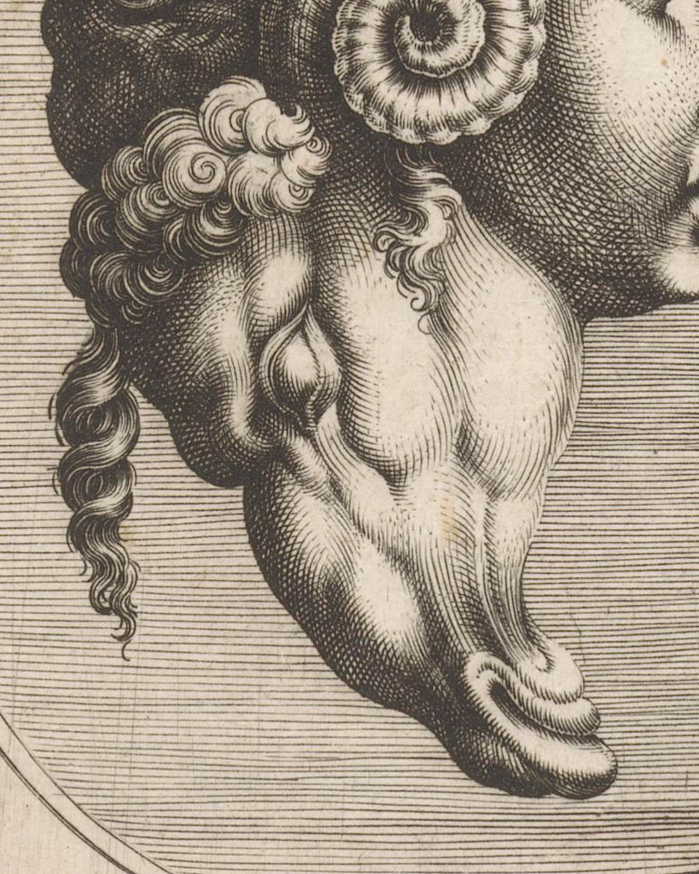 ''Three faces and the head of a ram'' (1590 - 1660)