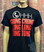 Image of OHHH CHING CHONG LING LONG TING TONG Mens T-Shirt ( Black )