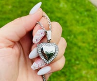 Image 1 of Picture Rhinestone locket 