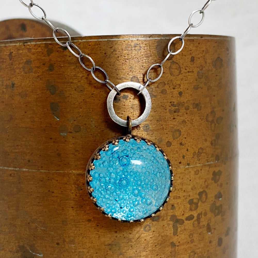 Image of Blue Bubble Necklace 