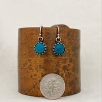 Image 3 of Chrysocolla Earrings 