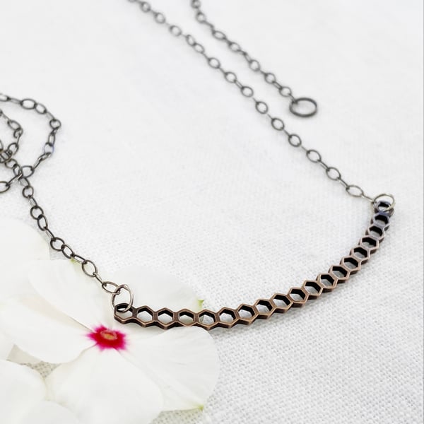 Image of Linear Hex Necklace 