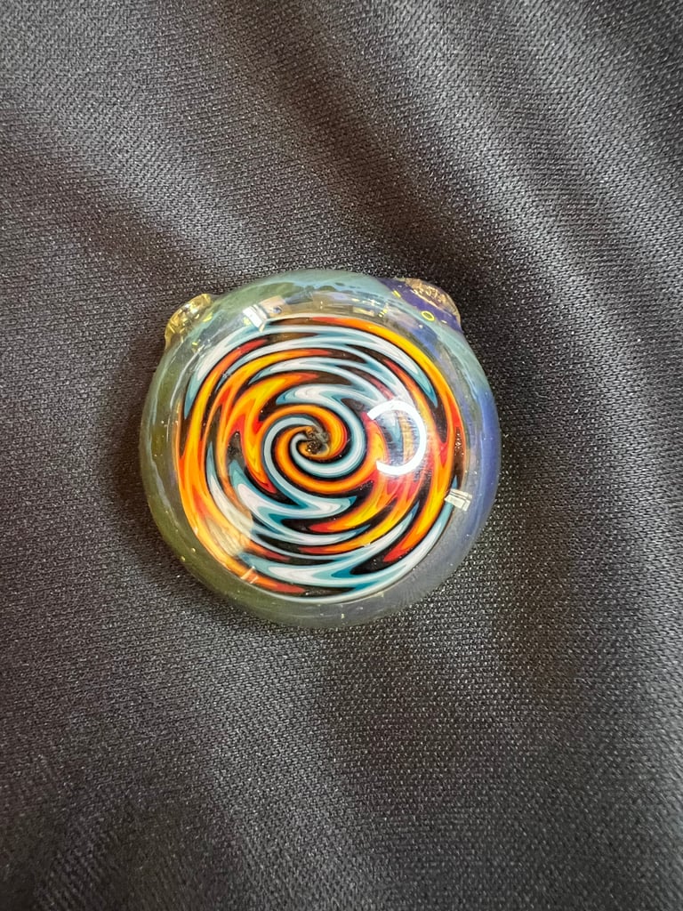 Fire/Ice WigWag pendant 
