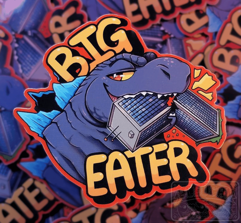 Image of Big Eater Sticker