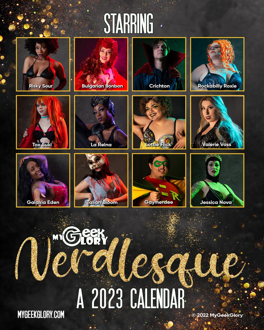 2023 Calendar: Nerdlesque