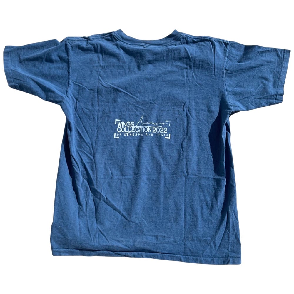 Wings ‘Aizome T Shirt’ BLUE Type 1 (W:22.5in L:25in) Medium